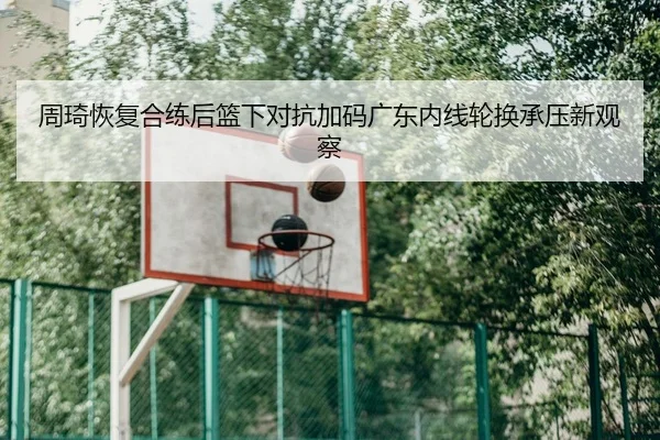 周琦恢复合练后篮下对抗加码广东内线轮换承压新观察